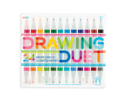 Flamastry Dwustronne Drawing Duet