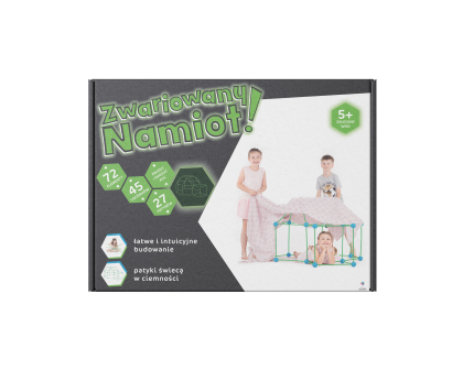 Zwariowany Namiot Świecący w Ciemności